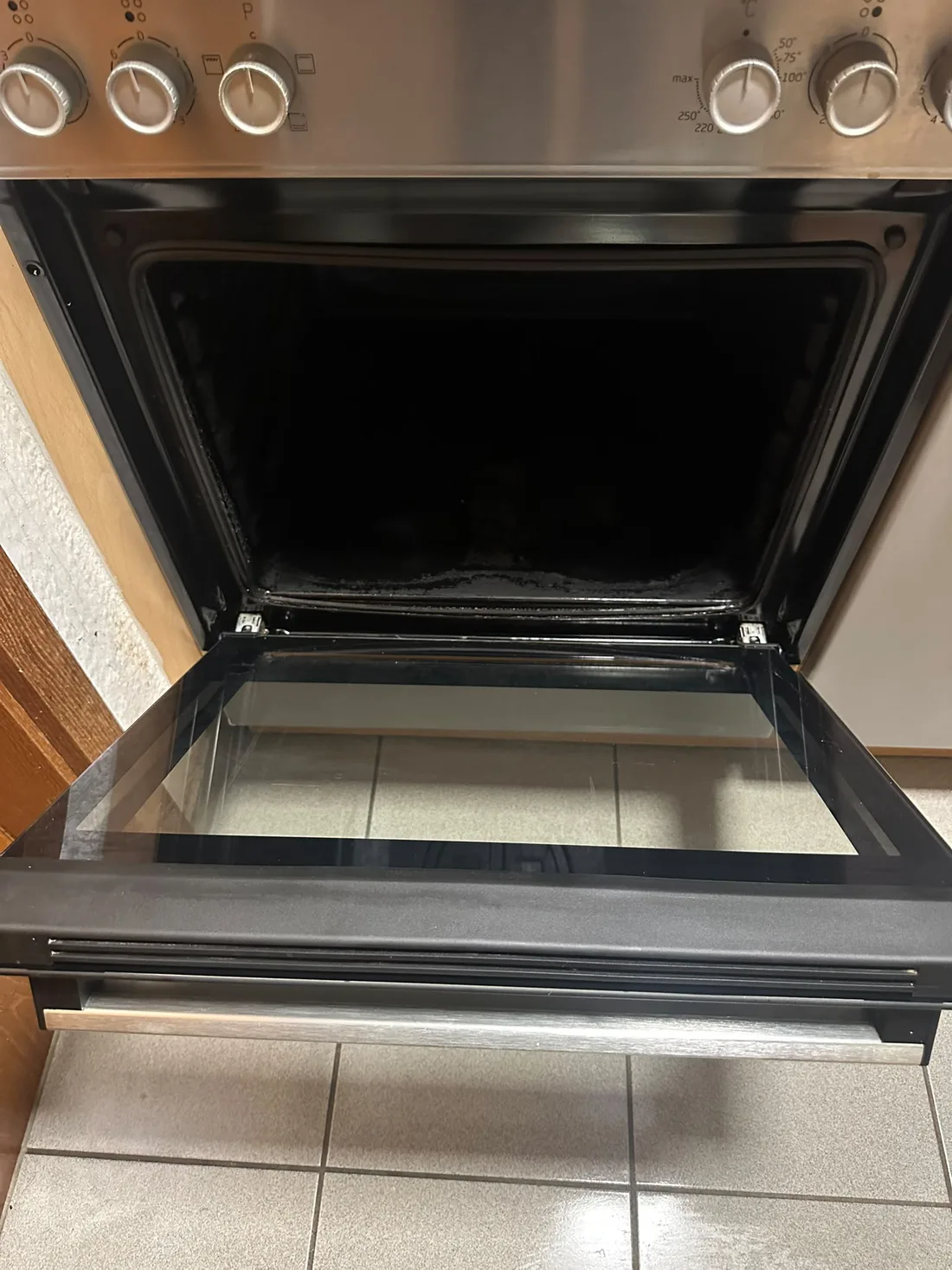 Gereinigter Backofen